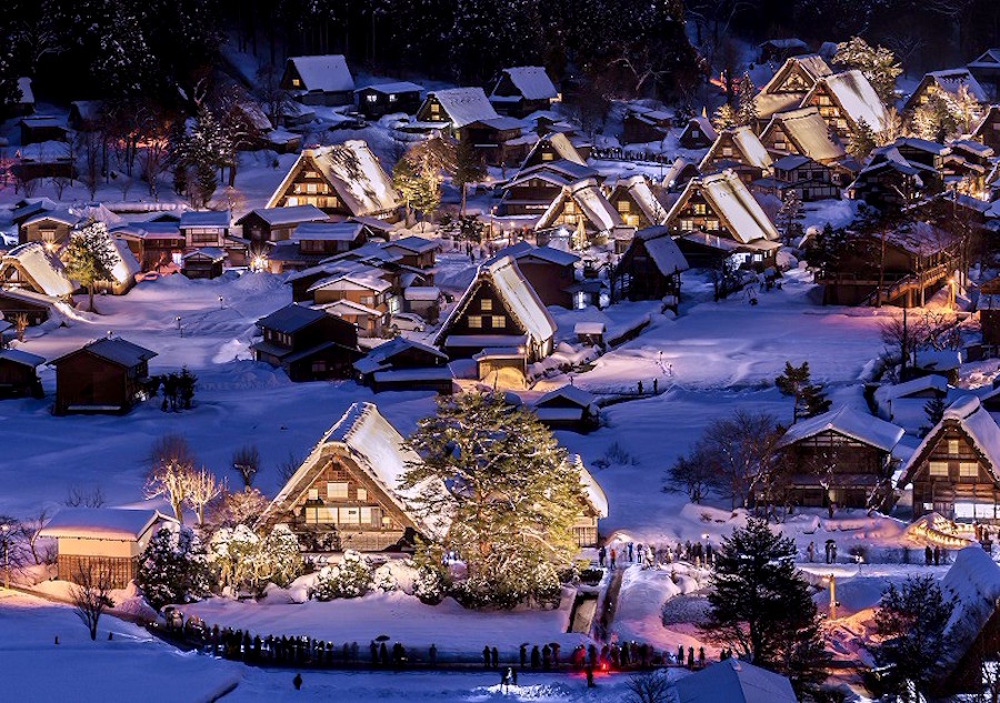 The World Heritage Shirakawago In Gifu Japan Japanese Patterns Of Design