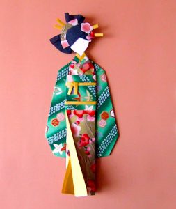 Chiyogami Paper Doll