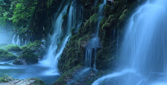 Mototaki falls, Akita, in summer